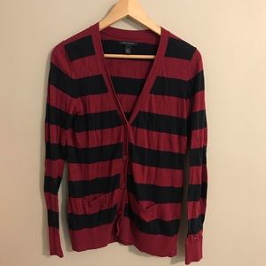 ✅Tommy Hilfiger Striped Cardigan with Pockets